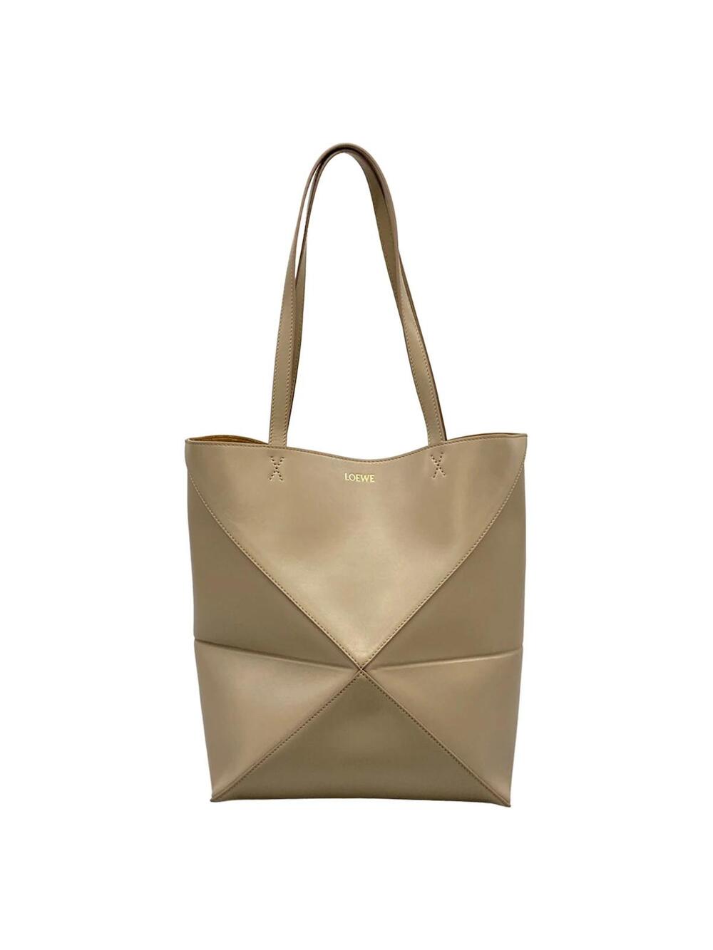 Loewe Puzzle Fold Tote Medium Gray #358050L23B